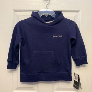 Reebok, NEW Navy Blue Hoodie Sweatshirt, size 4